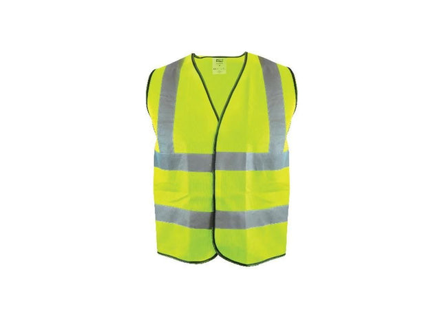 Scan Hi-Vis Yellow Waistcoat - XXXL (56in) Scan - RockBottom Nothampton