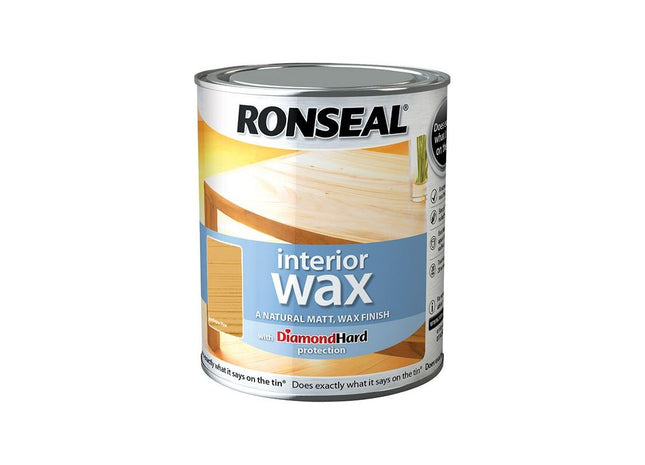 Ronseal Interior Wax Antique Pine 750ml Ronseal - RockBottom Nothampton