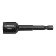 Faithfull Magnetic Impact Nut Driver 10mm x 1/4in Hex Faithfull - RockBottom Northampton