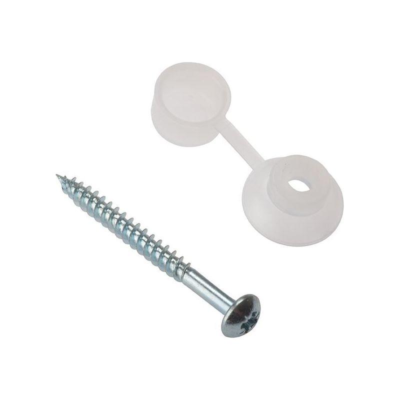 Forgefix Corrugated Roofing Screw Round Head Pozi ZP 5mm x 50mm Bag 10 ForgeFix - RockBottom Northampton
