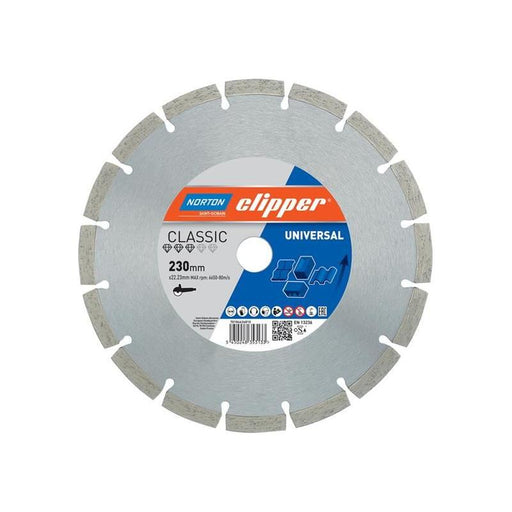 Norton Clipper Classic Universal Blue Diamond Blade 300 x 20mm Norton Clipper - RockBottom Nothampton