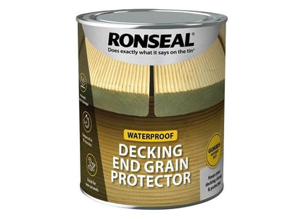 Ronseal Decking End Grain Protector Green 750ml Ronseal - RockBottom Nothampton