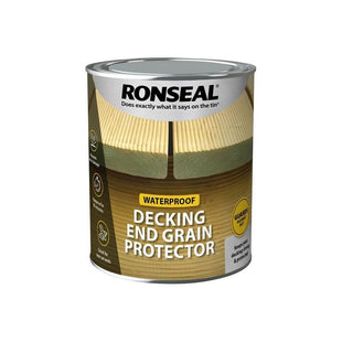 Ronseal Decking End Grain Protector Green 750ml Ronseal - RockBottom Nothampton
