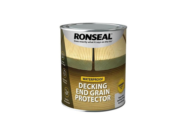 Ronseal Decking End Grain Protector Green 750ml Ronseal - RockBottom Nothampton