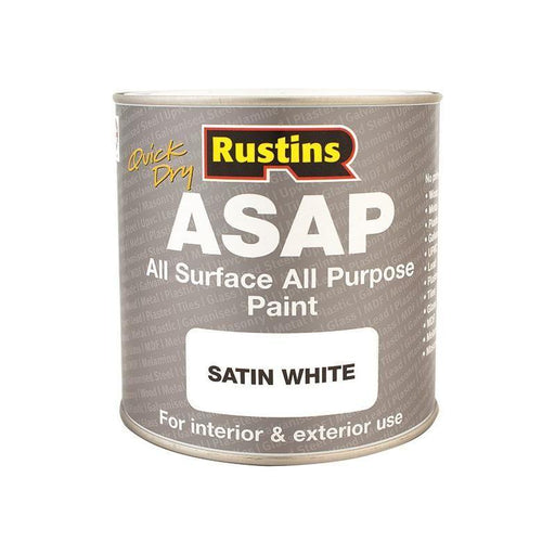 Rustins ASAP Paint White 250ml Rustins - RockBottom Nothampton