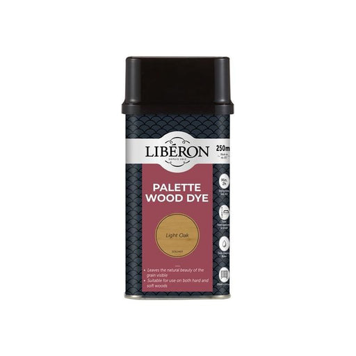 Liberon Palette Wood Dye Light Oak 250ml Liberon - RockBottom Northampton