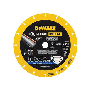 Dewalt Power Tools Extreme Metal Cut Off Saw Blade 230 x 22.23 x 2.10mm DeWALT Power Tools - RockBottom Northampton