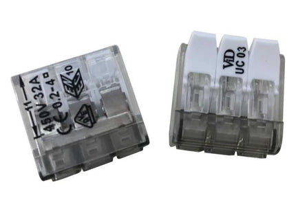 Dencon 3 Pole Compact Lever Connector 32A Dencon - RockBottom Northampton