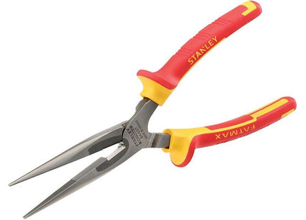 Stanley® Hand Tools FatMax® Long Nose Pliers VDE 200mm STANLEY® Hand Tools - RockBottom Nothampton