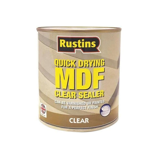Rustins Quick Drying MDF Sealer Clear 1 litre Rustins - RockBottom Nothampton