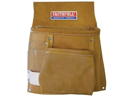 Faithfull Single Tool & Nail Pouch Faithfull - RockBottom Northampton