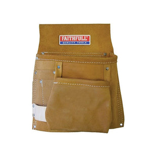 Faithfull Single Tool & Nail Pouch Faithfull - RockBottom Northampton