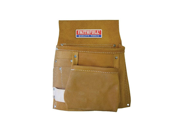 Faithfull Single Tool & Nail Pouch Faithfull - RockBottom Northampton