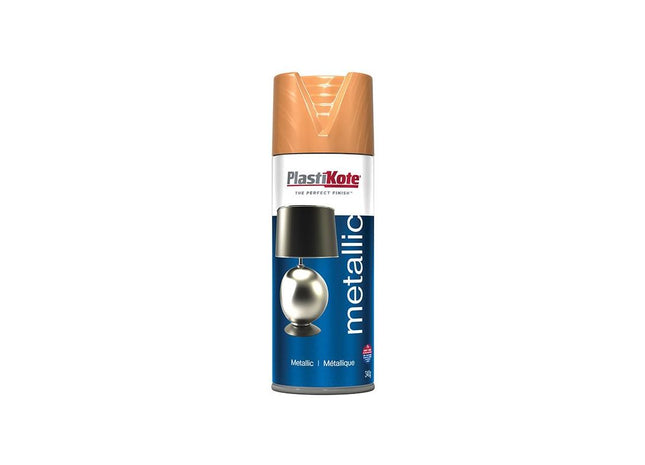 Plastikote Metallic Spray Flat Copper 400ml PlastiKote - RockBottom Nothampton