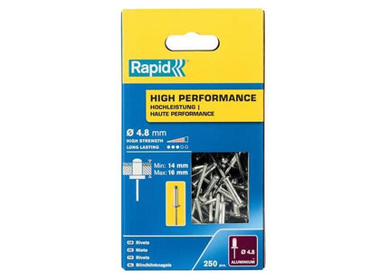 Rapid High Performance Rivets 4.8 x 20mm (Box 250) Rapid - RockBottom Nothampton
