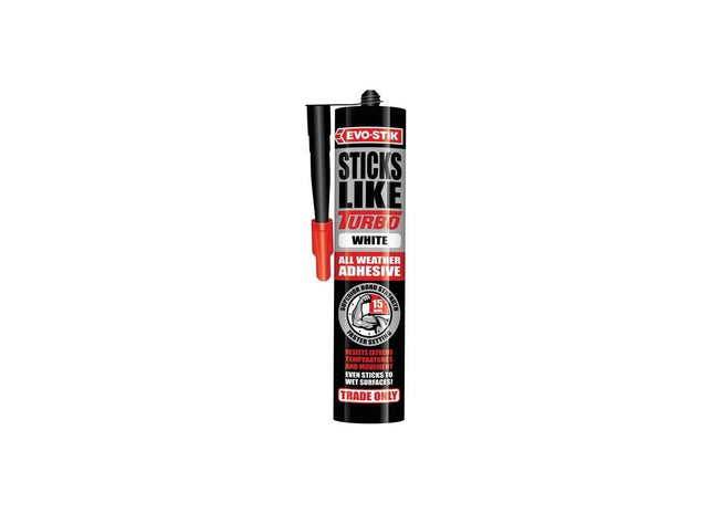 Evo-Stik Sticks Like Turbo White 290ml EVO-STIK - RockBottom Northamptin