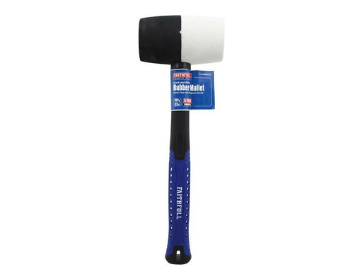 Faithfull Black & White Fibreglass Mallet 32oz Faithfull - RockBottom Northampton