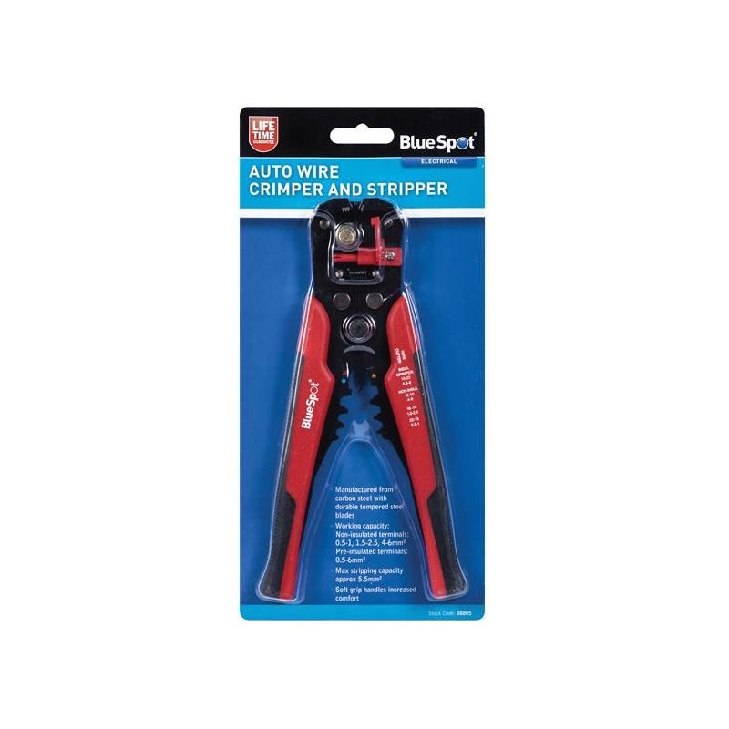 Bluespot Tools Auto Wire Crimper and Stripper BlueSpot Tools - RockBottom Northampton