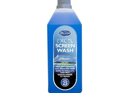 Decosol Excel Screenwash 500ml Decosol - RockBottom Northampton