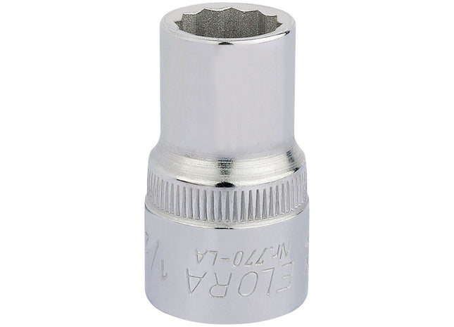Draper Elora Bi-Hexagon Socket, 1/2" Sq. Dr., 1/2" 24351 Draper - Town Tools 