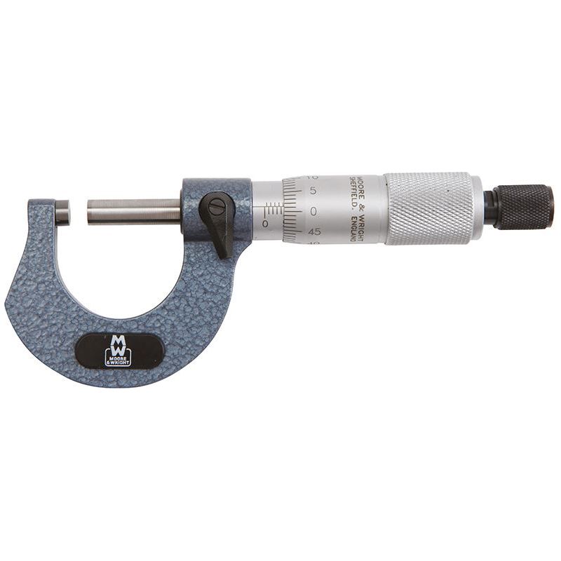 Moore & Wright 1965M Traditional External Micrometer 0-25mm/0.01mm Moore & Wright - RockBottom Northampton