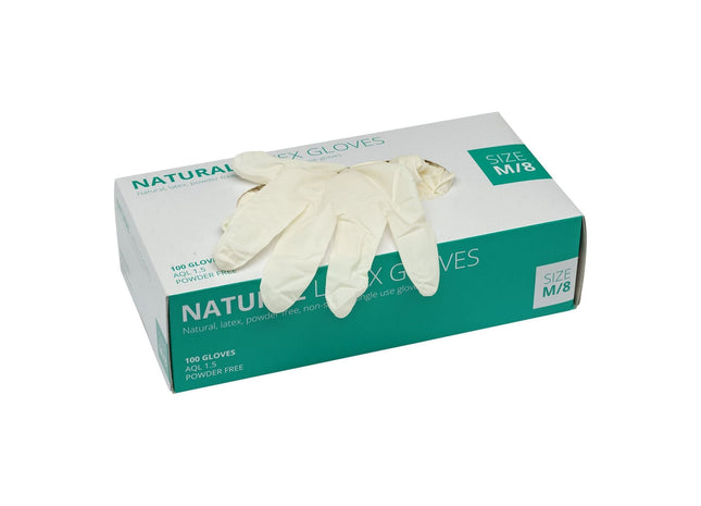 Draper Latex Gloves, Size Medium, White (Box of 100) 30929 Draper - Town Tools 