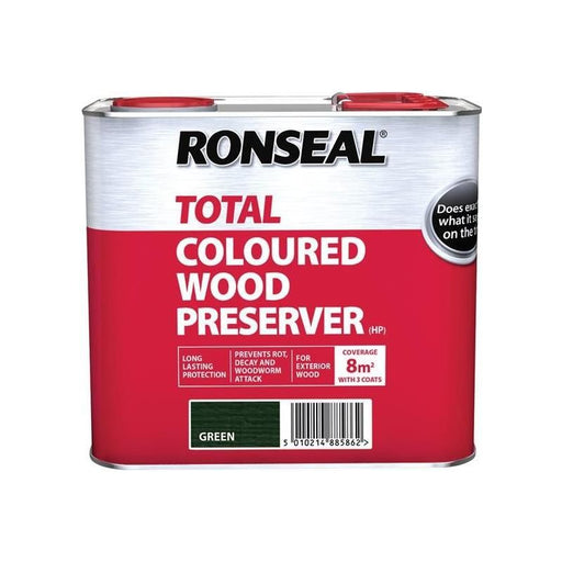 Ronseal Trade Total Wood Preserver Green 2.5 litre Ronseal - RockBottom Nothampton