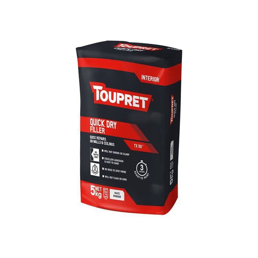 Toupret Quick Dry Filler 5kg Toupret - RockBottom Northampton