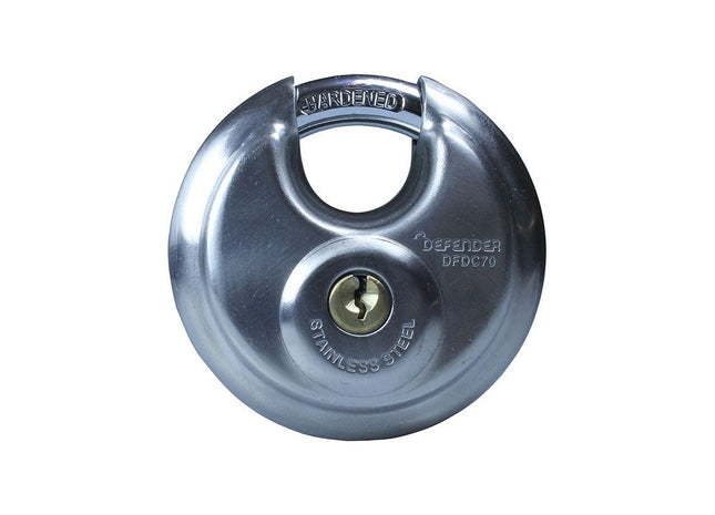 Defender Diskus® Padlock 70mm DEFENDER - RockBottom Northampton