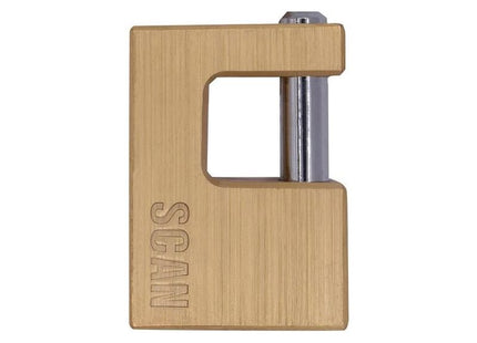 Scan Brass Shutter Padlock 60mm Scan - RockBottom Nothampton