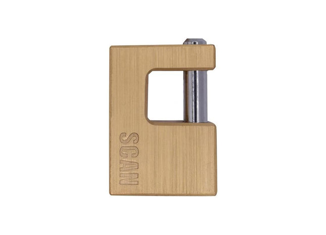 Scan Brass Shutter Padlock 60mm Scan - RockBottom Nothampton
