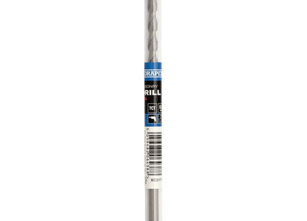 Draper TCT Masonry Drill Bit, 8.0 x 200mm Draper - Town Tools