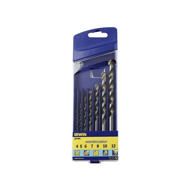 Irwin® Cordless Multi-Purpose Drill Bit Set, 7 Piece IRWIN® - RockBottom Northampton