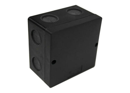 Dencon IP66 Junction Box Black 100 x 100mm Dencon - RockBottom Northampton