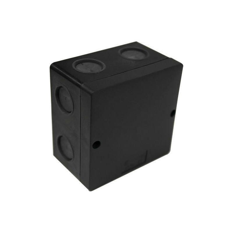 Dencon IP66 Junction Box Black 100 x 100mm Dencon - RockBottom Northampton