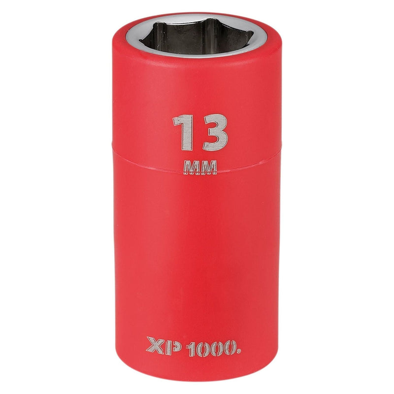 Draper XP1000 VDE Socket, 3/8" Sq. Dr., 13mm Draper - Town Tools