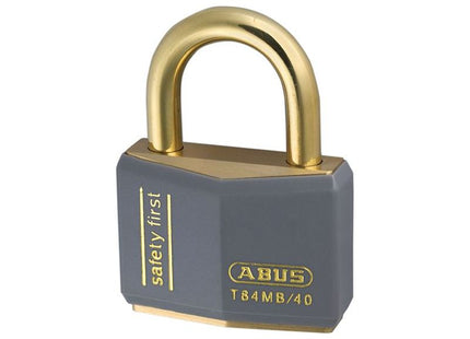 Abus Mechanical T84MB/40mm Grey Rustproof Padlock ABUS Mechanical - RockBottom Northampton 