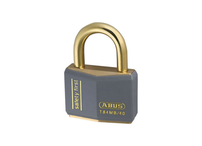 Abus Mechanical T84MB/40mm Grey Rustproof Padlock ABUS Mechanical - RockBottom Northampton 