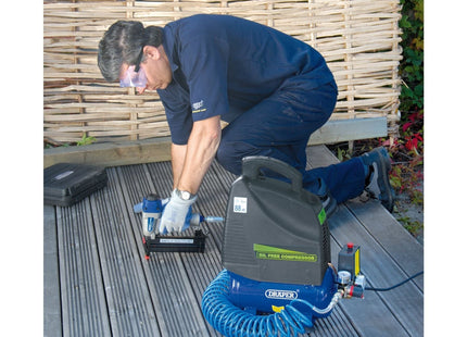 Draper Oil-Free Air Compressor, 6L, 1.1kW 24974 Draper - Town Tools 