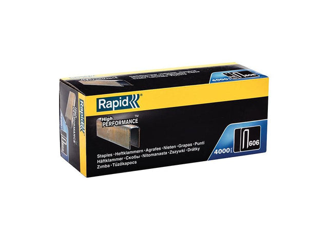 Rapid 606/25B4 25mm Staples (Narrow Box 4000) Rapid - RockBottom Nothampton