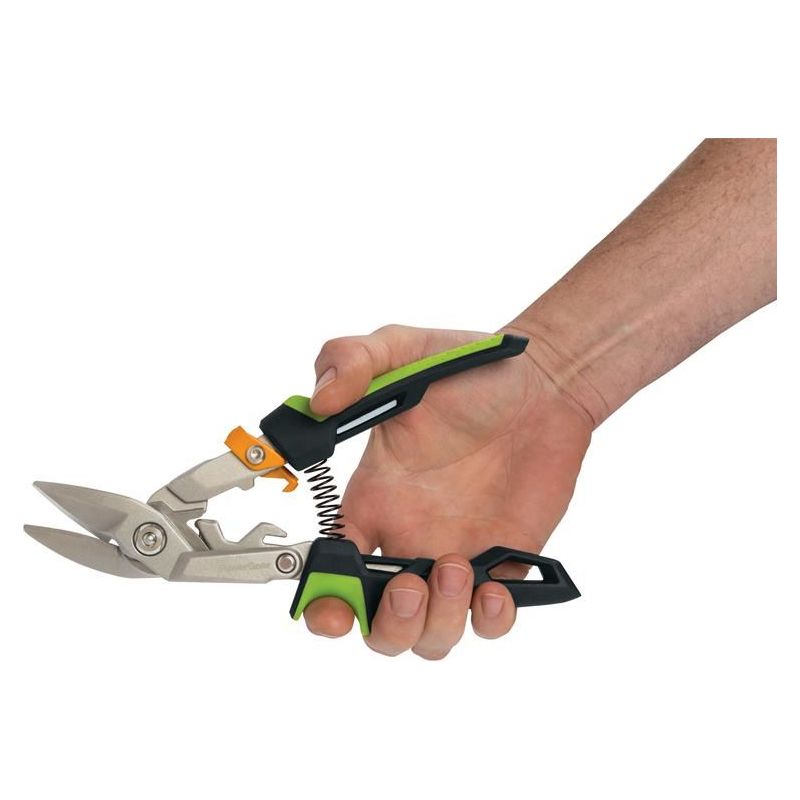 Fiskars PowerGear™ Aviation Snip Offset Right Cut 250mm (10in) Fiskars - RockBottom Northampton