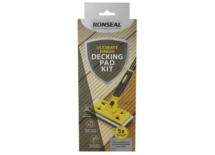 Ronseal Ultimate Finish Decking Pad Kit Ronseal - RockBottom Nothampton