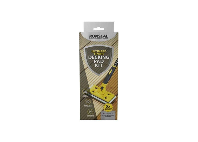 Ronseal Ultimate Finish Decking Pad Kit Ronseal - RockBottom Nothampton