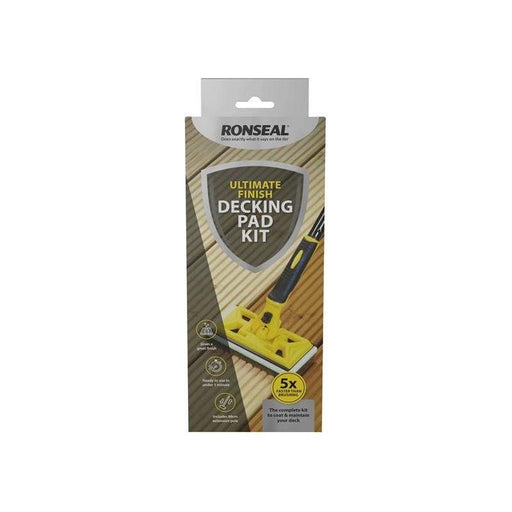 Ronseal Ultimate Finish Decking Pad Kit Ronseal - RockBottom Nothampton