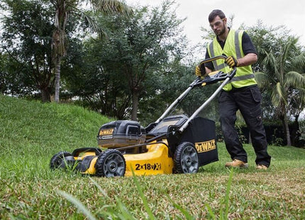 Dewalt Power Tools DCMW564P2 XR Brushless Lawnmower 18V 2 x 5.0Ah Li-ion DeWALT Power Tools - RockBottom Northampton