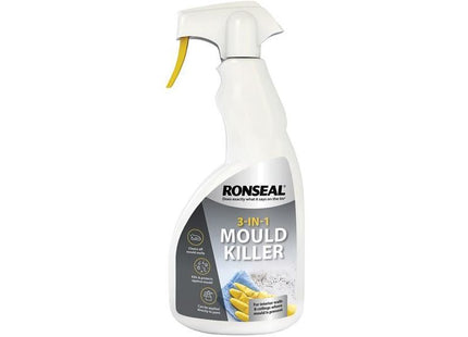 Ronseal 3-in-1 Mould Killer Trigger Spray 500ml Ronseal - RockBottom Nothampton