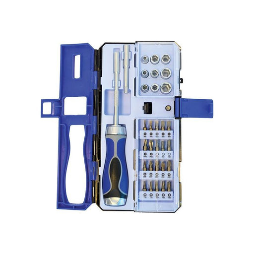 Faithfull Ratchet Screwdriver & Socket Set, 33 Piece Faithfull - RockBottom Northampton