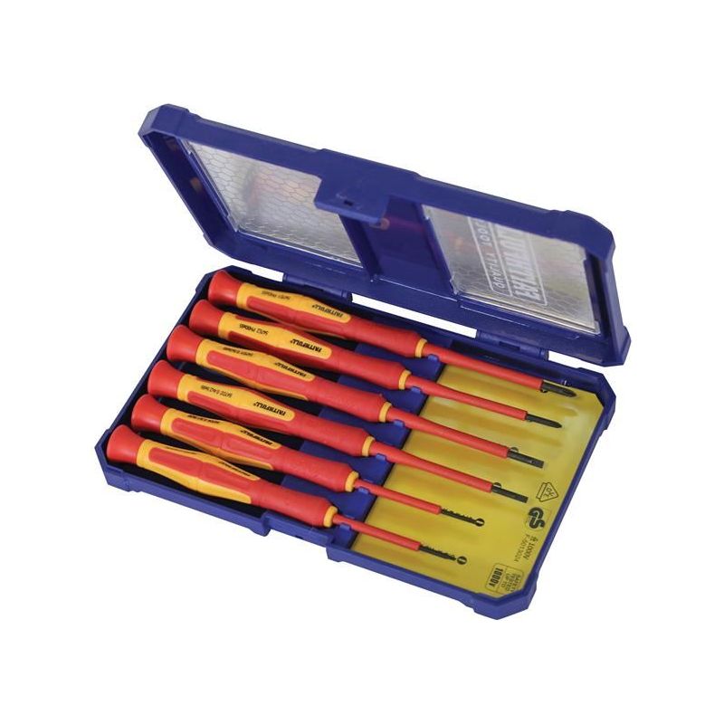 Faithfull Precision VDE Screwdriver Set, 6 Piece Faithfull - RockBottom Northampton