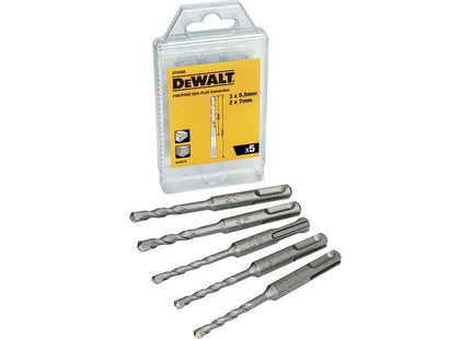 Dewalt Power Tools DT9398 SDS Plus Drill Bit Set, 5 Piece DeWALT Power Tools - RockBottom Northampton