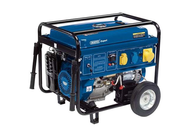 Draper Petrol Generator with Wheels, 5000W 23987 Draper - Town Tools 